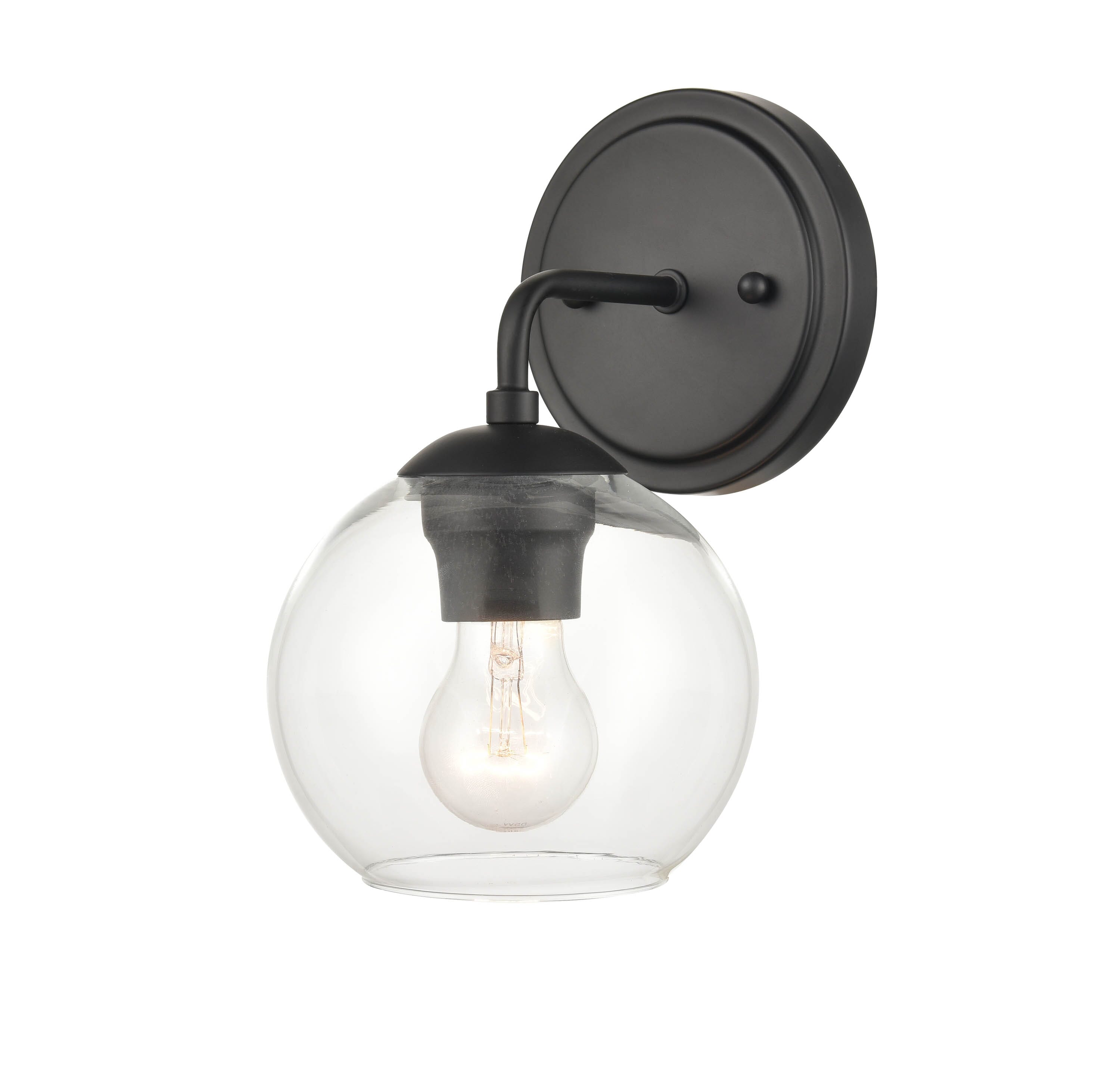Millennium Bathroom Vanity Light in Matte Black - LightsOnline.com