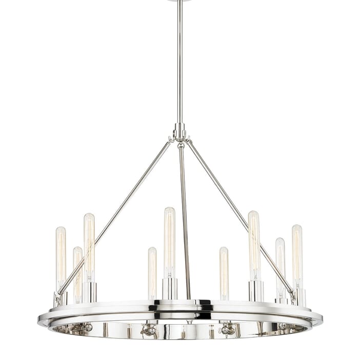Nine Light Pendant by Hudson Valley Nine Light Pendant by Hudson Valley