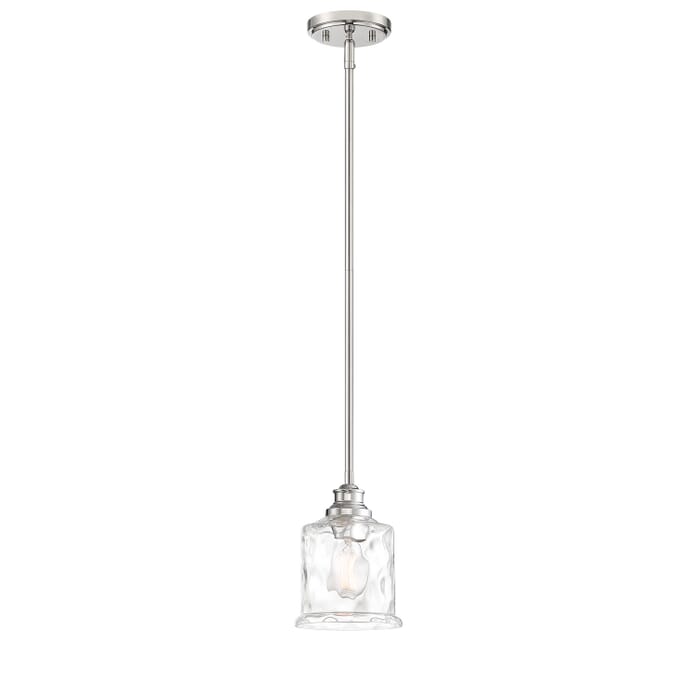 Drake 1-Light Mini Pendant in Polished Nickel Drake 1-Light Mini Pendant in Polished Nickel