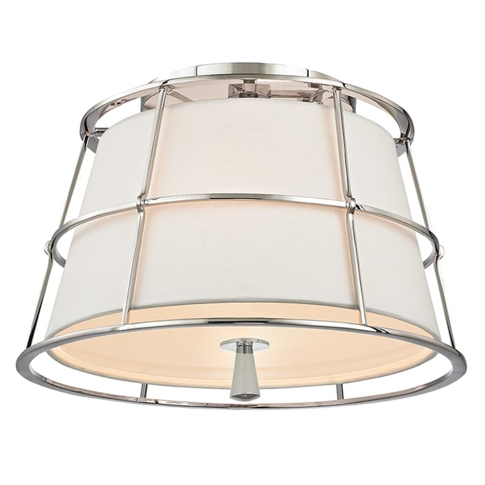 Hudson Valley Savona 2-Light Ceiling Light in Polished Nickel Hudson Valley Savona 2-Light Ceiling Light in Polished Nickel