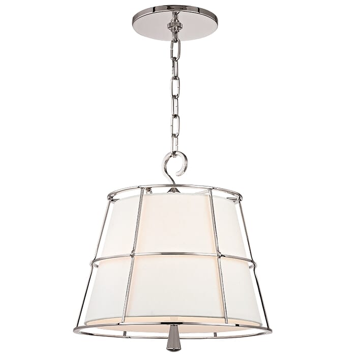 Hudson Valley Savona Pendant Light in Polished Nickel Hudson Valley Savona Pendant Light in Polished Nickel