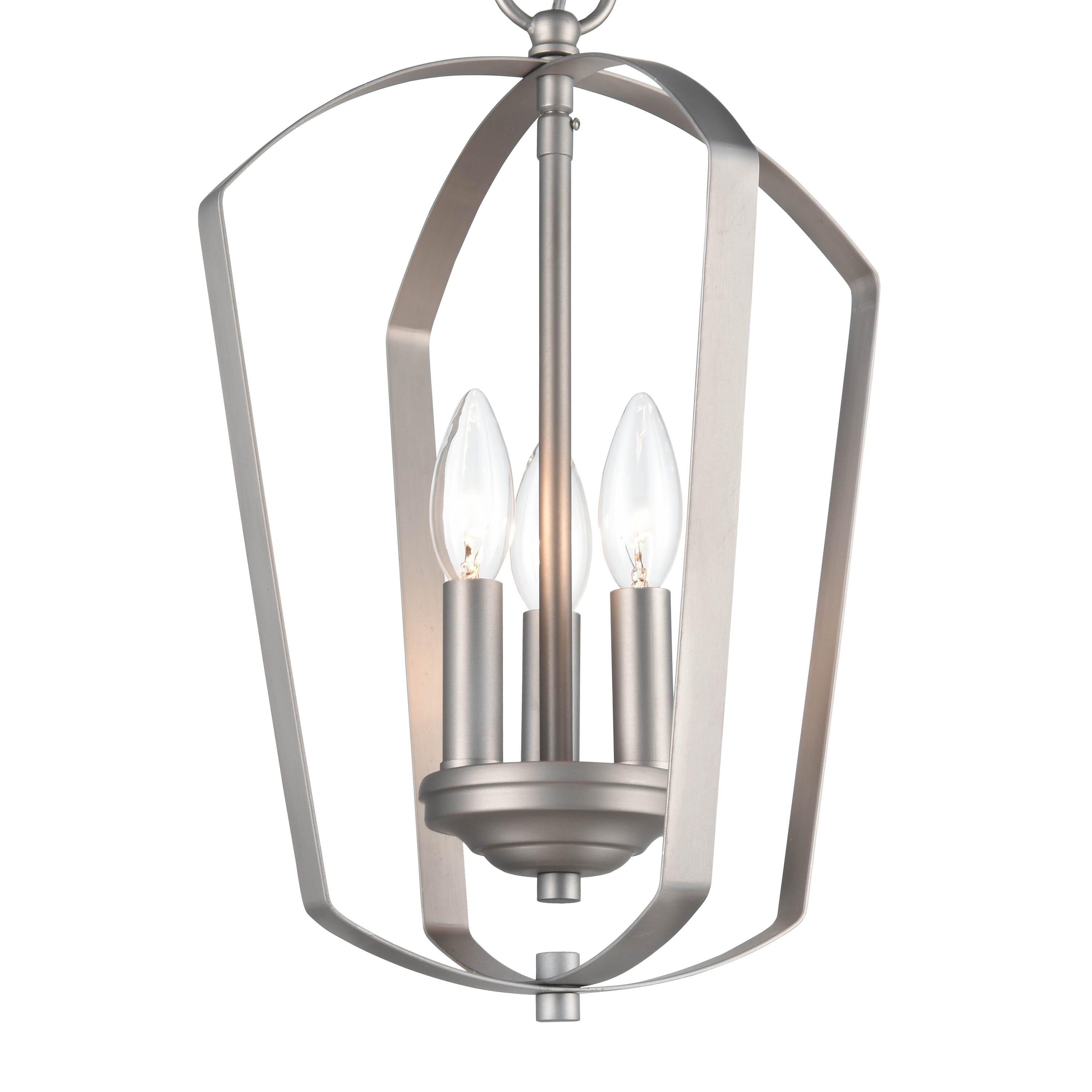 Millennium 3-Light Chandelier in Satin Nickel