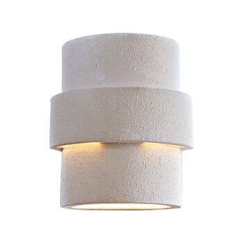 The Great Outdoors Ceramic Outdoor Wall Light in White