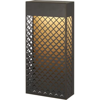 The Great Outdoors Guild 14" Outdoor Wall Light in Matte Gold