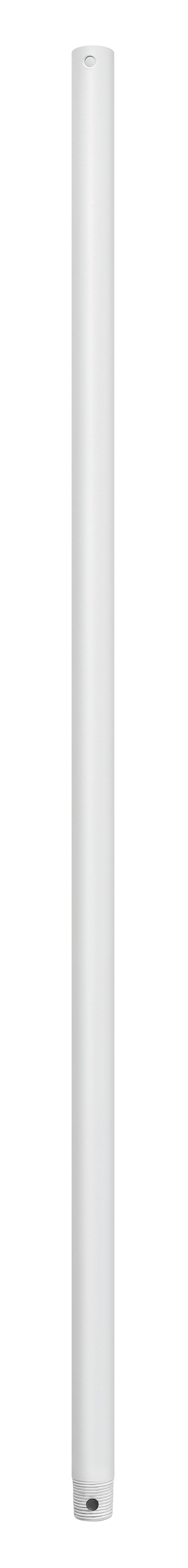 36" Downrod in Matte White