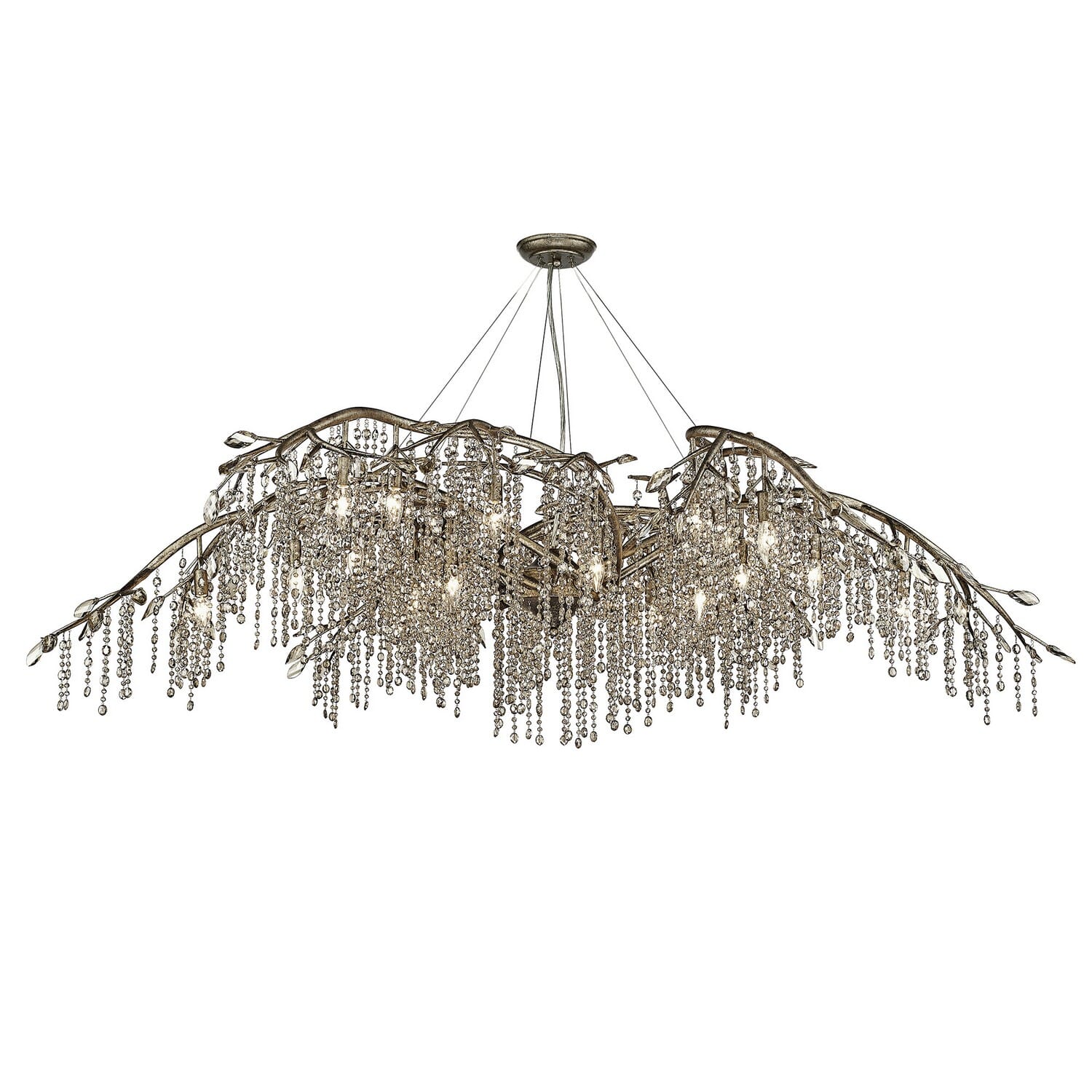 Autumn 24-Light  Chandelier in Mystic Gold