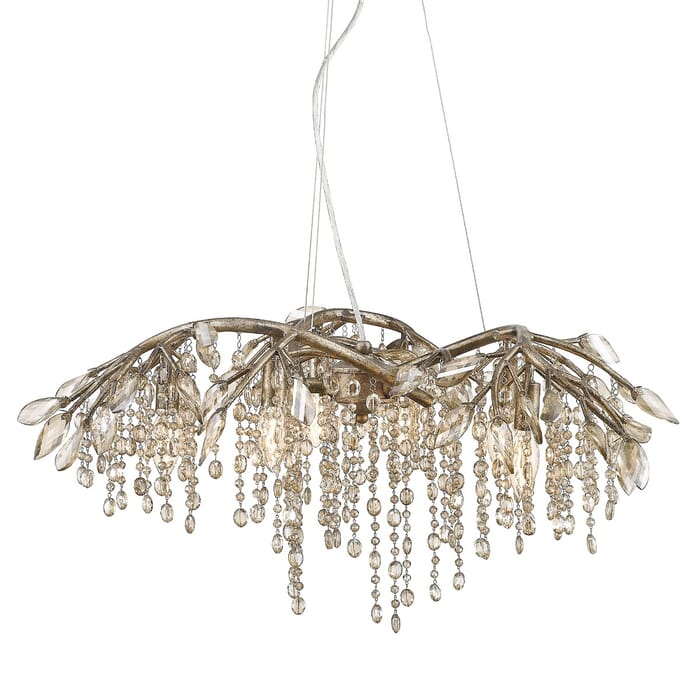 Golden Autumn 6-Light Chandelier in Mystic Gold Golden Autumn 6-Light Chandelier in Mystic Gold