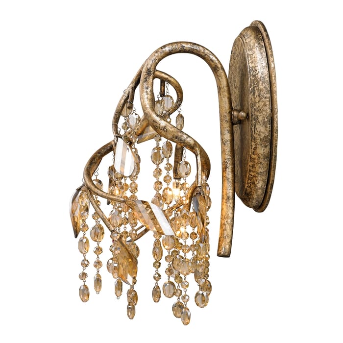 Golden Autumn 3-Light 14" Wall Sconce in Mystic Gold Golden Autumn 3-Light 14" Wall Sconce in Mystic Gold