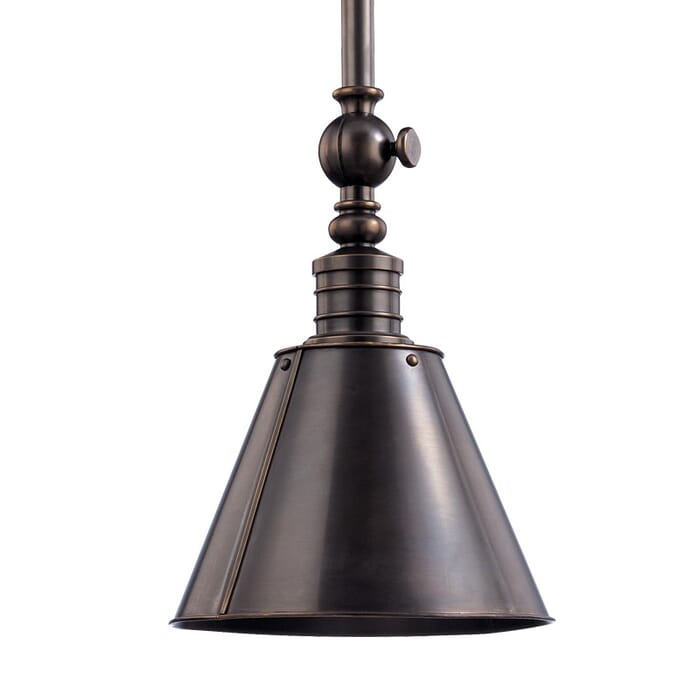 Hudson Valley Darien 12" Pendant Light in Distressed Bronze Hudson Valley Darien 12" Pendant Light in Distressed Bronze