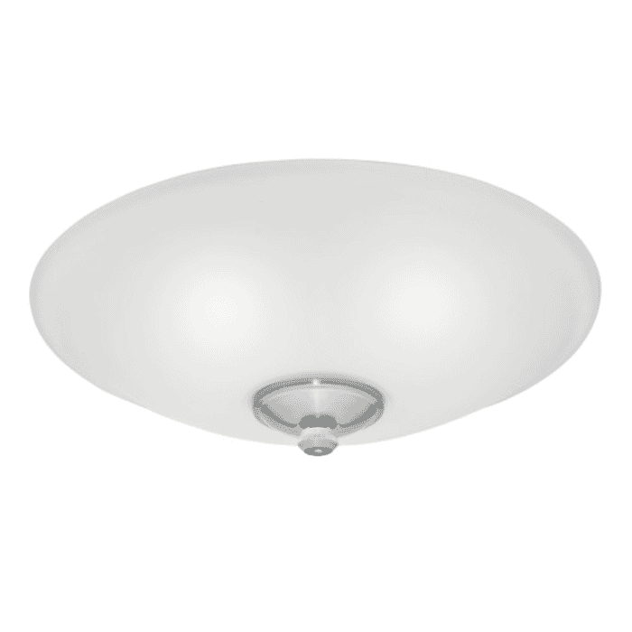 Casablanca Low Profile Ceiling Fan Light Kit in White Glass/Brushed Nickel Casablanca Low Profile Ceiling Fan Light Kit in White Glass/Brushed Nickel