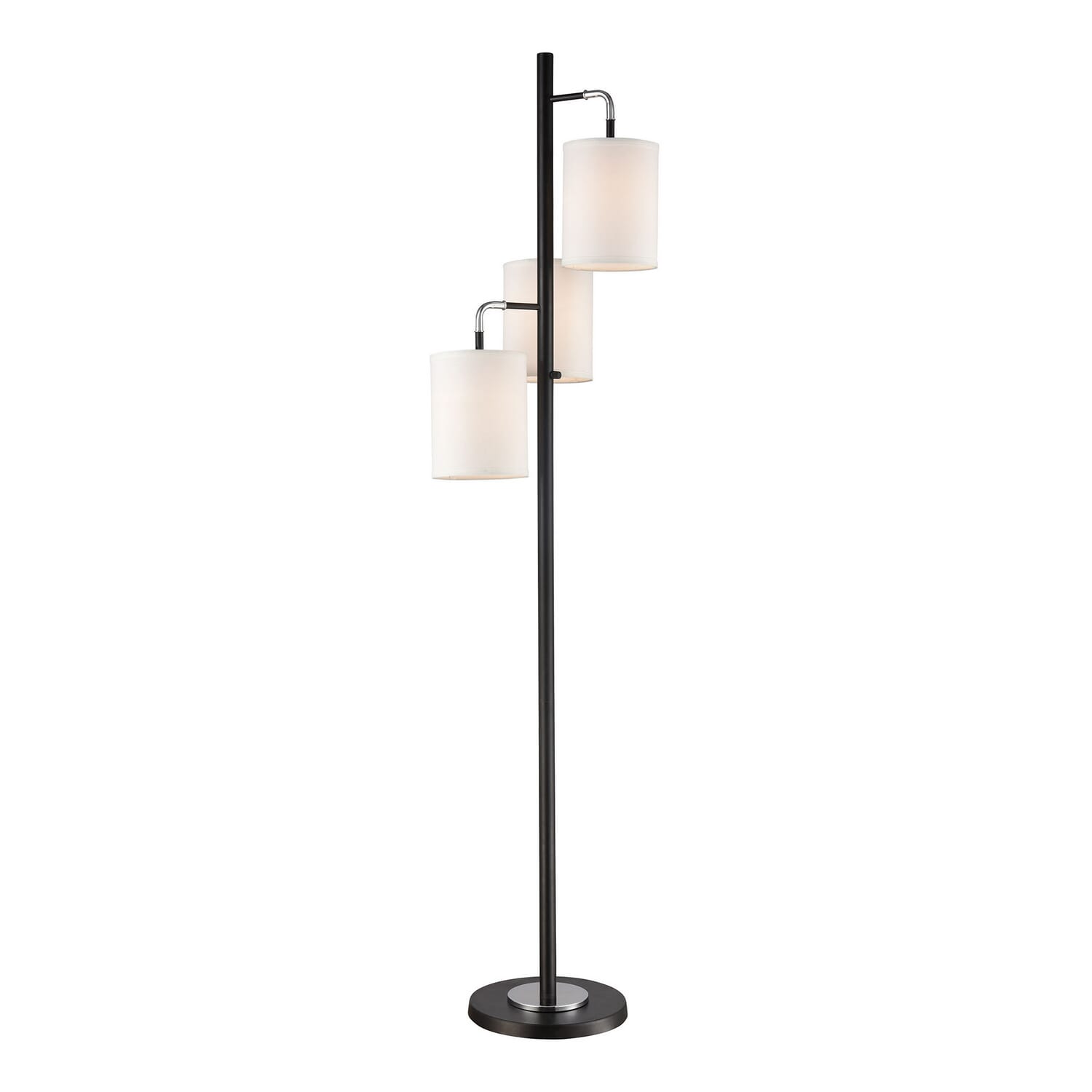 3 light floor lamp black on sale