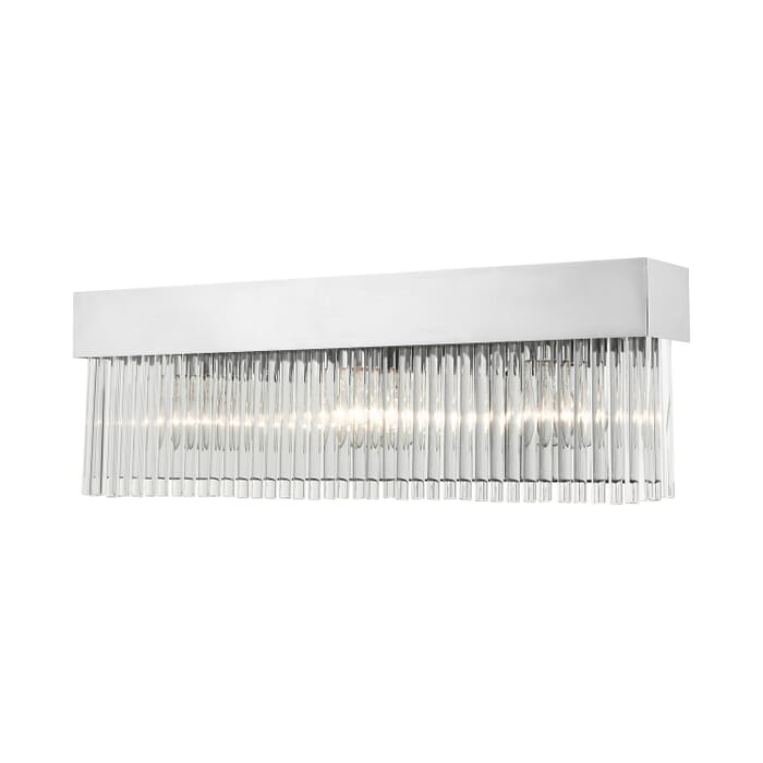 Norwich 3-Light Wall Sconce in Polished Chrome Norwich 3-Light Wall Sconce in Polished Chrome