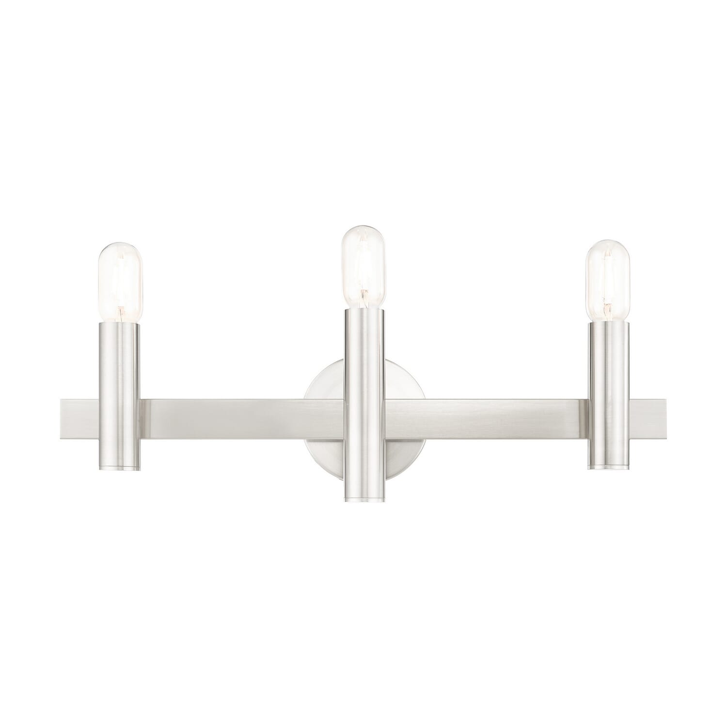 Helsinki 3-Light Bathroom Vanity Light in Brushed Nickel