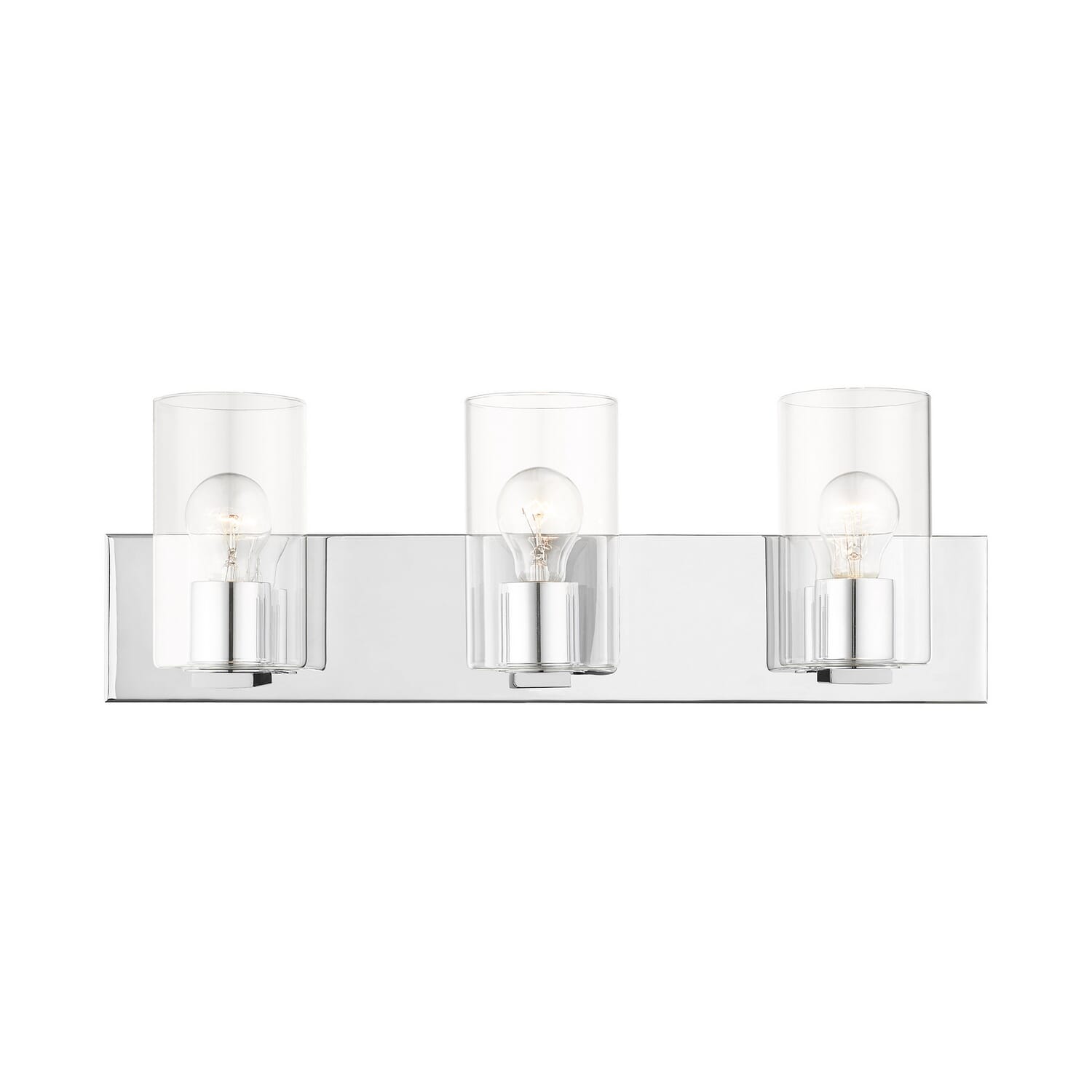 Zurich 3-Light Bathroom Vanity Light in Polished Chrome
