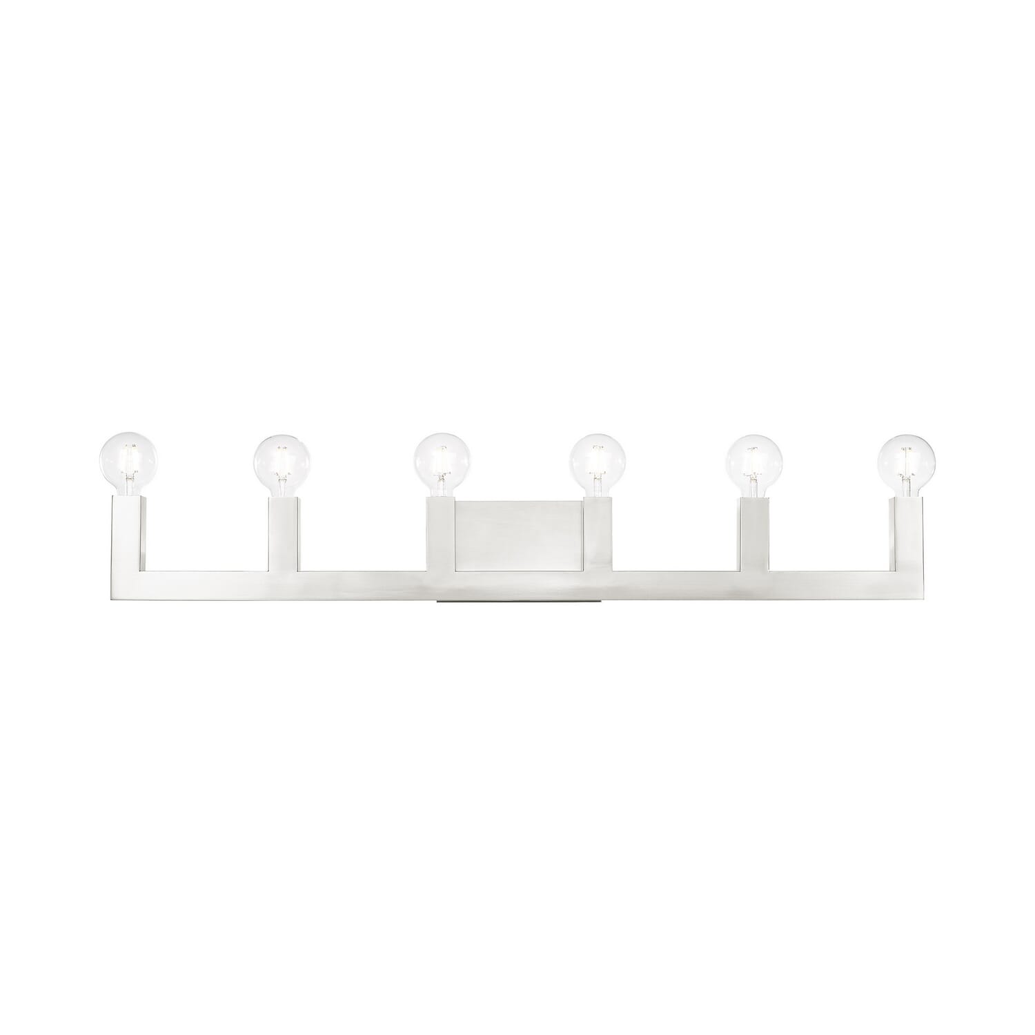 Solna 6-Light Bathroom Vanity Light in Brushed Nickel