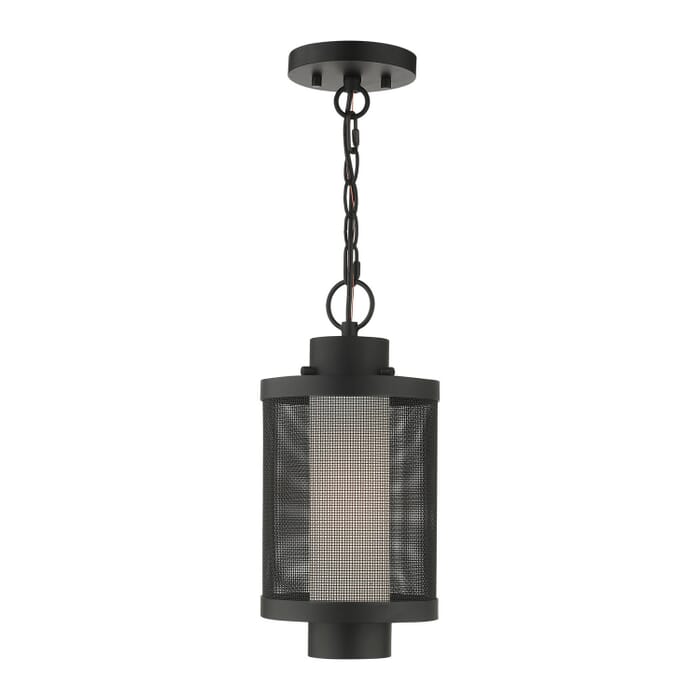 Nottingham 1-Light Outdoor Pendant in Textured Black Nottingham 1-Light Outdoor Pendant in Textured Black
