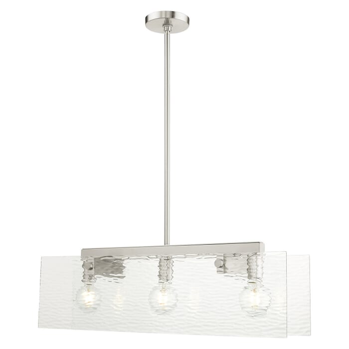Ashcroft 3-Light Chandelier in Brushed Nickel Ashcroft 3-Light Chandelier in Brushed Nickel