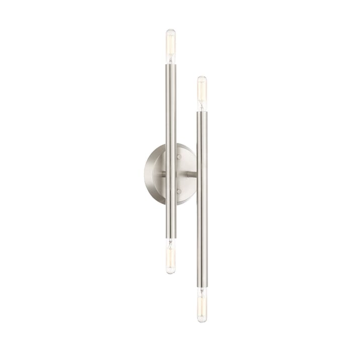 Soho 4-Light Wall Sconce in Brushed Nickel Soho 4-Light Wall Sconce in Brushed Nickel