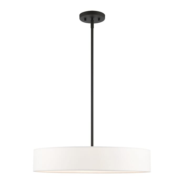 Venlo 4-Light Pendant in Black w with Brushed Nickels Venlo 4-Light Pendant in Black w with Brushed Nickels
