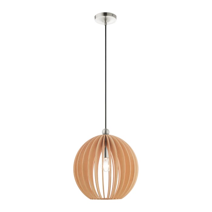 Pendants 1-Light Pendant in Brushed Nickel Pendants 1-Light Pendant in Brushed Nickel