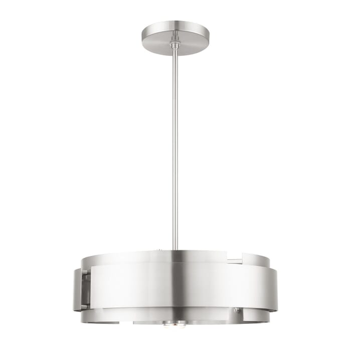 Varick 5-Light Pendant in Brushed Nickel Varick 5-Light Pendant in Brushed Nickel
