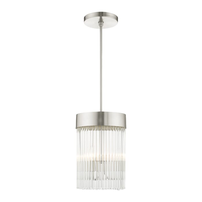 Norwich 3-Light Chandelier in Brushed Nickel Norwich 3-Light Chandelier in Brushed Nickel