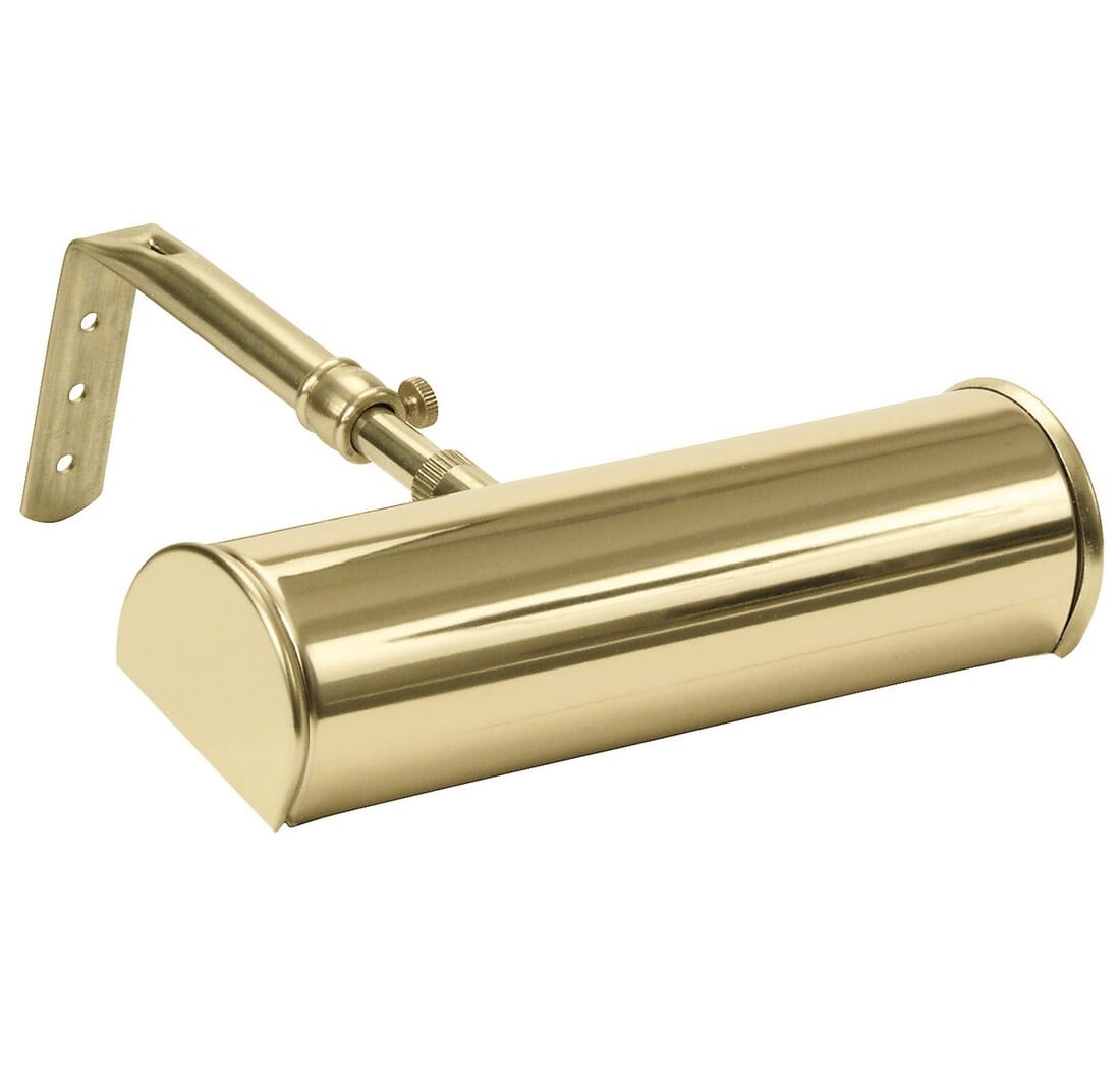 Advent 7" LED Picture Light in Polished Brass