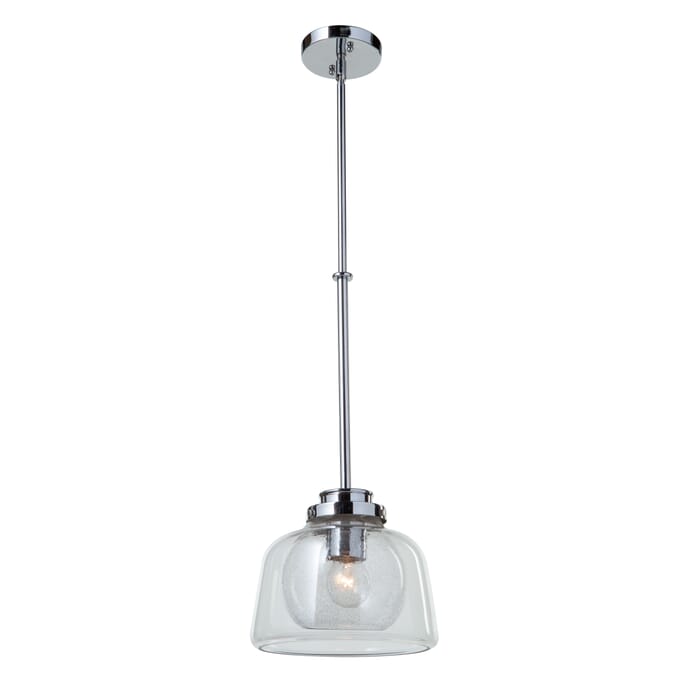 Artcraft Single Pendant Light in Chrome Artcraft Single Pendant Light in Chrome