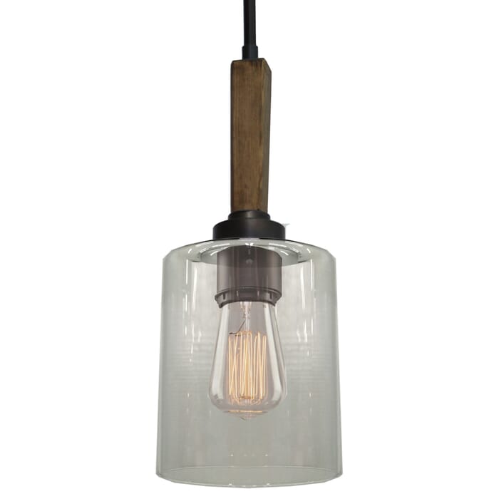 Artcraft Legno Rustico Pendant Light in Brunito Bronze Artcraft Legno Rustico Pendant Light in Brunito Bronze