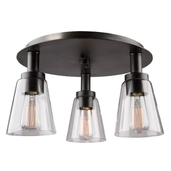 Artcraft Clarence 3-Light Ceiling Light in Oil Rubbed Bronze