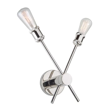 Artcraft Tribeca 2-Light Wall Sconce in Polished Nickel