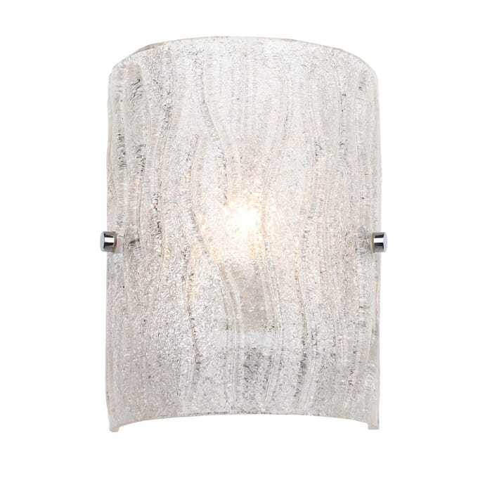 Varaluz Brilliance 8" Wall Sconce in Chrome Varaluz Brilliance 8" Wall Sconce in Chrome