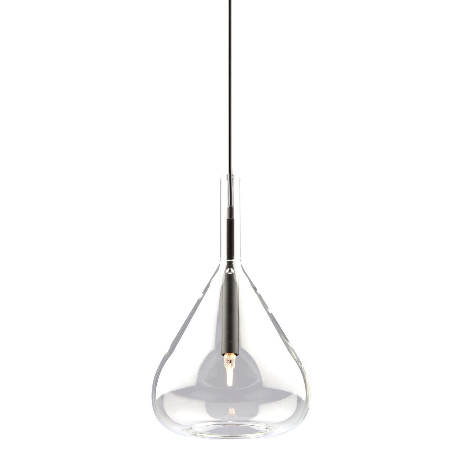 Conic 1-Light Pendant in Black
