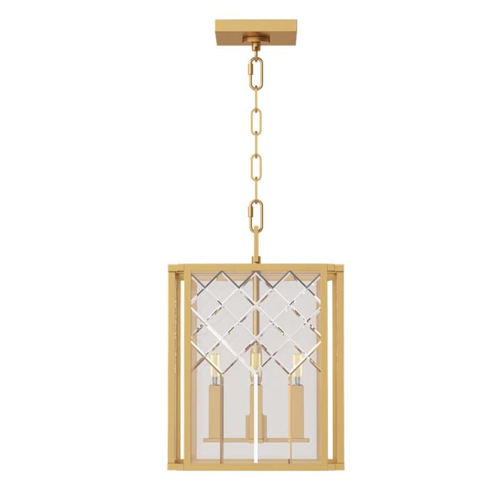 Generation Lighting Erro 4-Light Chandelier in Burnished Brass by Alexa Hampton Generation Lighting Erro 4-Light Chandelier in Burnished Brass by Alexa Hampton
