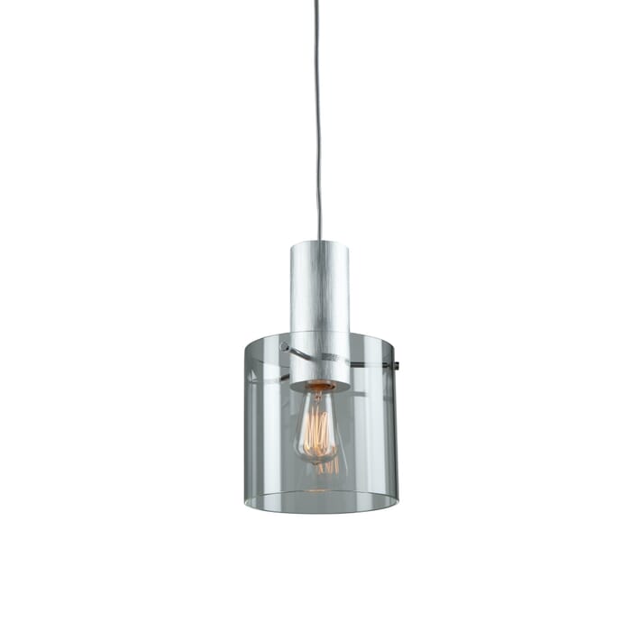 Artcraft Henley Pendant Light in Brushed Aluminum & Clear Glass Artcraft Henley Pendant Light in Brushed Aluminum & Clear Glass