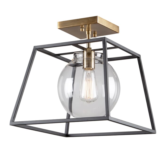Artcraft Bridgetown Ceiling Light in Black & Harvest Brass Artcraft Bridgetown Ceiling Light in Black & Harvest Brass