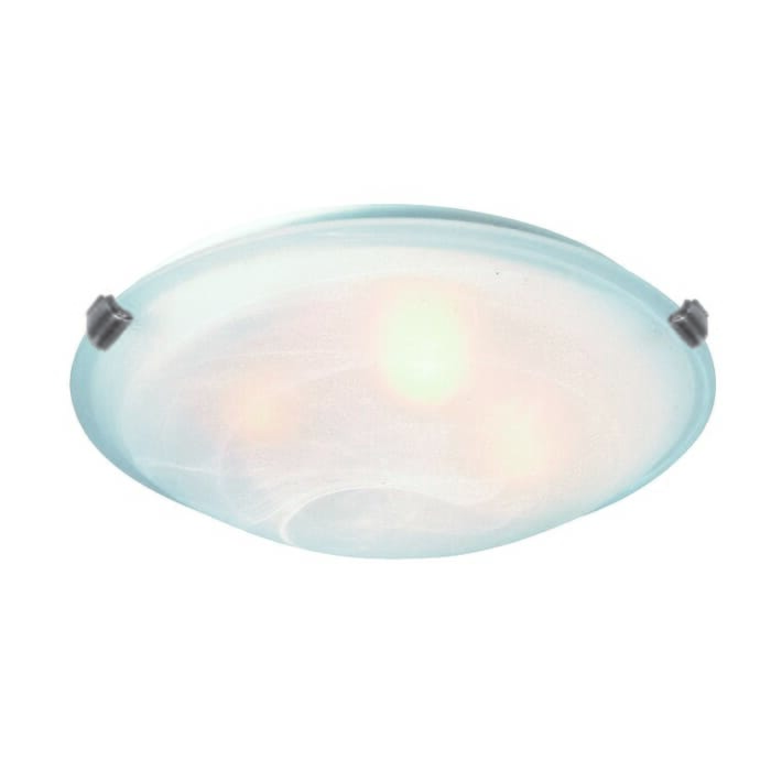 Artcraft Clip Flush 3-Light Ceiling Light in Brushed Nickel Artcraft Clip Flush 3-Light Ceiling Light in Brushed Nickel