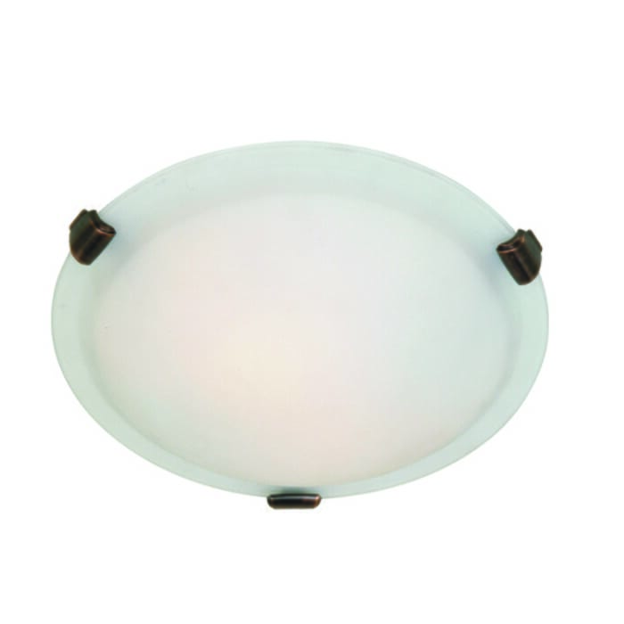Artcraft Clip Flush 2-Light Ceiling Light in Brunito Artcraft Clip Flush 2-Light Ceiling Light in Brunito