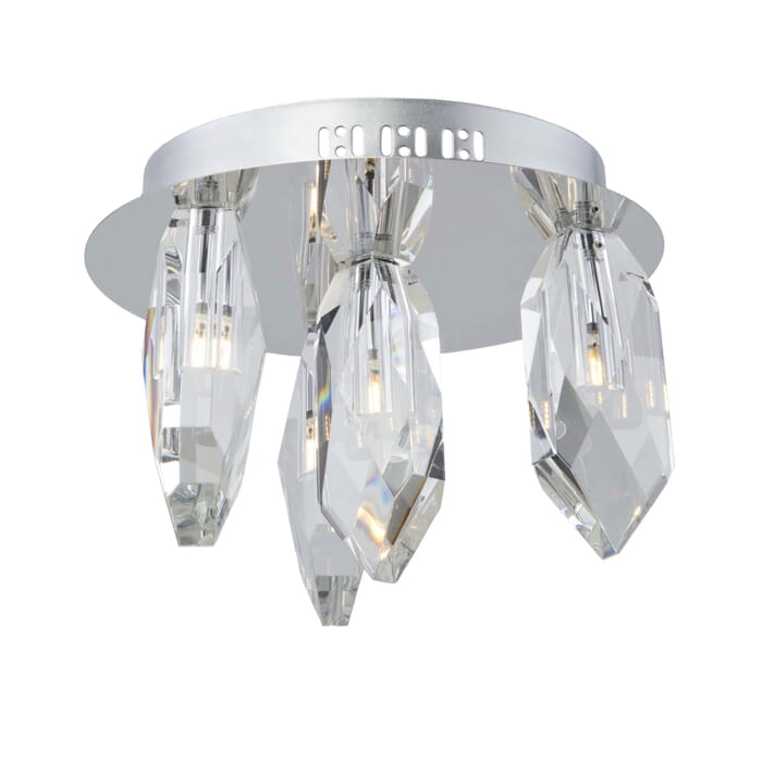 Artcraft Doccia 4-Light Ceiling Light in Chrome Artcraft Doccia 4-Light Ceiling Light in Chrome