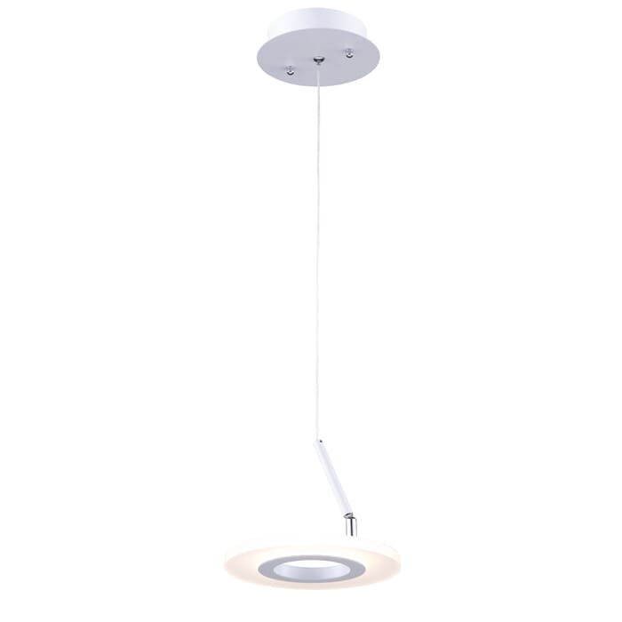 Artcraft Phoenix LED Pendant Light in White Artcraft Phoenix LED Pendant Light in White