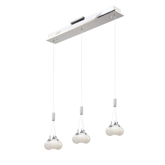 Artcraft Odyssey LED Kitchen Island Light in Chrome Artcraft Odyssey LED Kitchen Island Light in Chrome