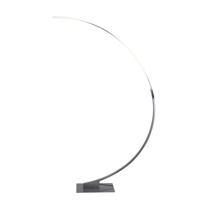 Artcraft Cortina LED Floor Lamp in Brushed Grey Artcraft Cortina LED Floor Lamp in Brushed Grey