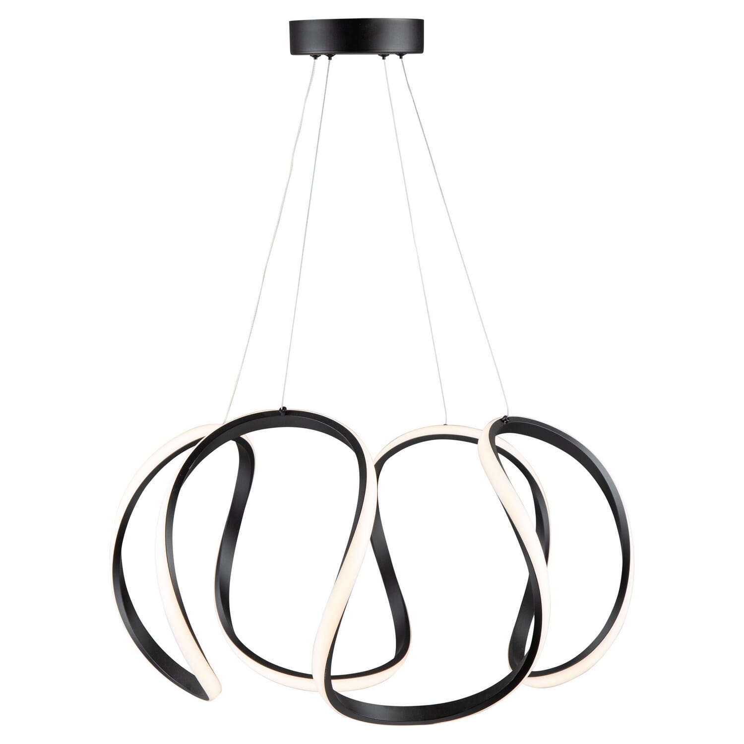 Mira LED Pendant in Black