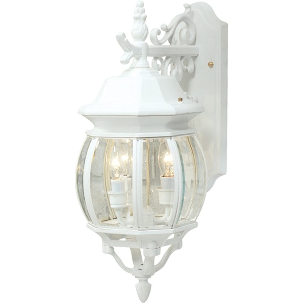 Artcraft Classico 3-Light Outdoor Wall Light in White
