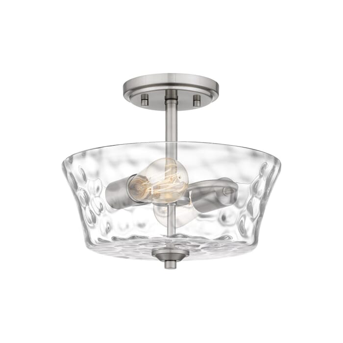 Quoizel Acacia 2-Light Ceiling Light in Brushed Nickel Quoizel Acacia 2-Light Ceiling Light in Brushed Nickel