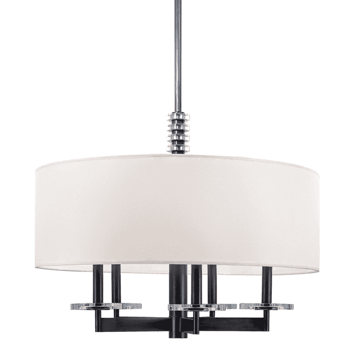 Hudson Valley Chelsea 5-Light Chandelier in Polished Nickel Hudson Valley Chelsea 5-Light Chandelier in Polished Nickel