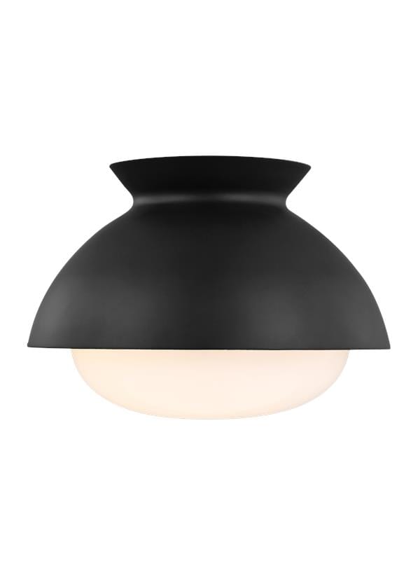 Generation Lighting Lucerne Ceiling Light in Midnight Black by Aerin