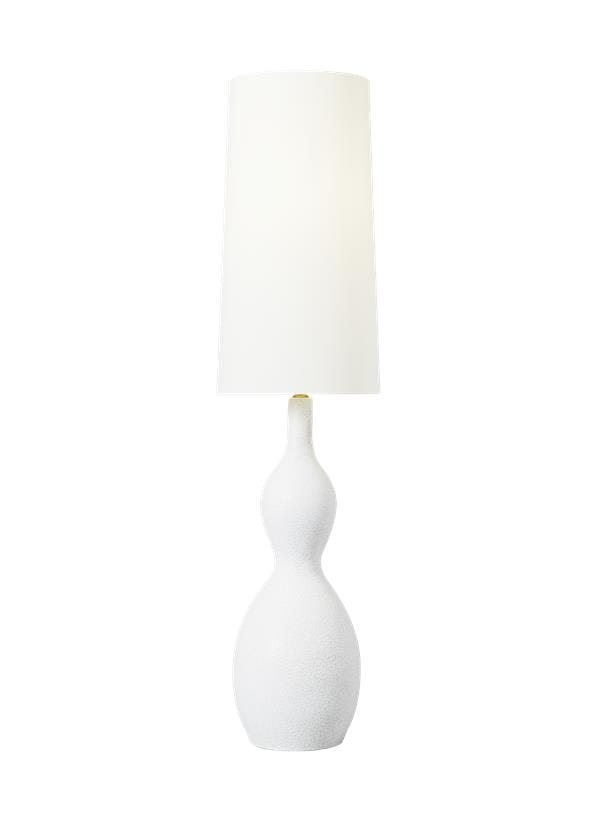 Generation Lighting Antonina Floor Lamp in Marion White by Aerin