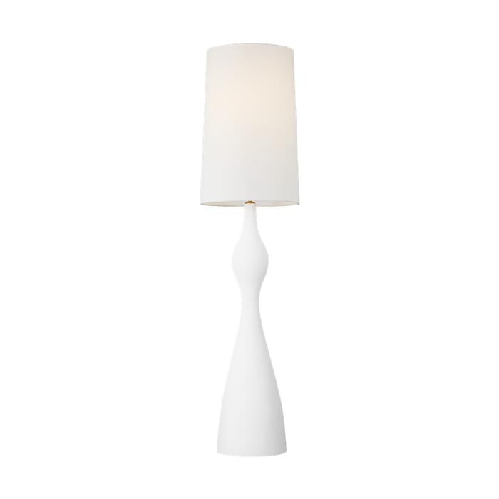 Generation Lighting Constance Floor Lamp in Textured White by Aerin Generation Lighting Constance Floor Lamp in Textured White by Aerin
