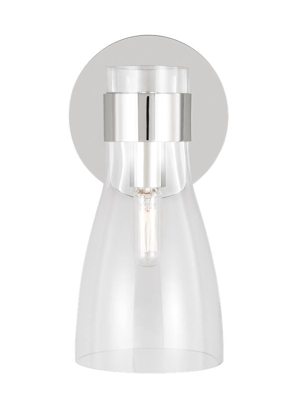 Generation Lighting Moritz Bathroom Vanity Light in Polished Nickel by Aerin